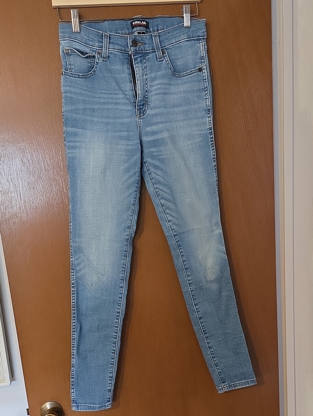 Kirkland Signature Light Wash Skinny Jeans Highwaisted